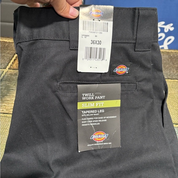 Dickies Men's Classic Black Dress Pants - Picture 2 of 10